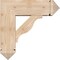 Ekena Millwork Funston Arts and Crafts Smooth Bracket w/ Offset Brace, Douglas Fir, 7 1/2"W x 22"D x 22"H BKT0806X22X22FST03SDF - alternate 3